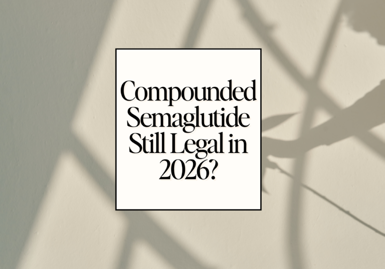 is compounded semaglutide still legal in 2026